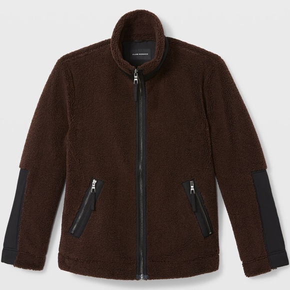 Sherpa Jacket - New With Tags - NEVER WORN - Brown - Picture 5 of 5